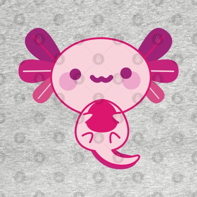 cute axolotl by lezettern